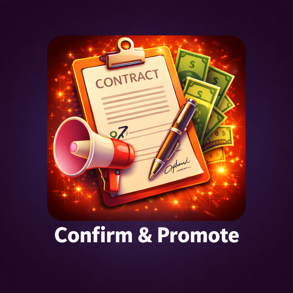 Step 3: Confirm & promote